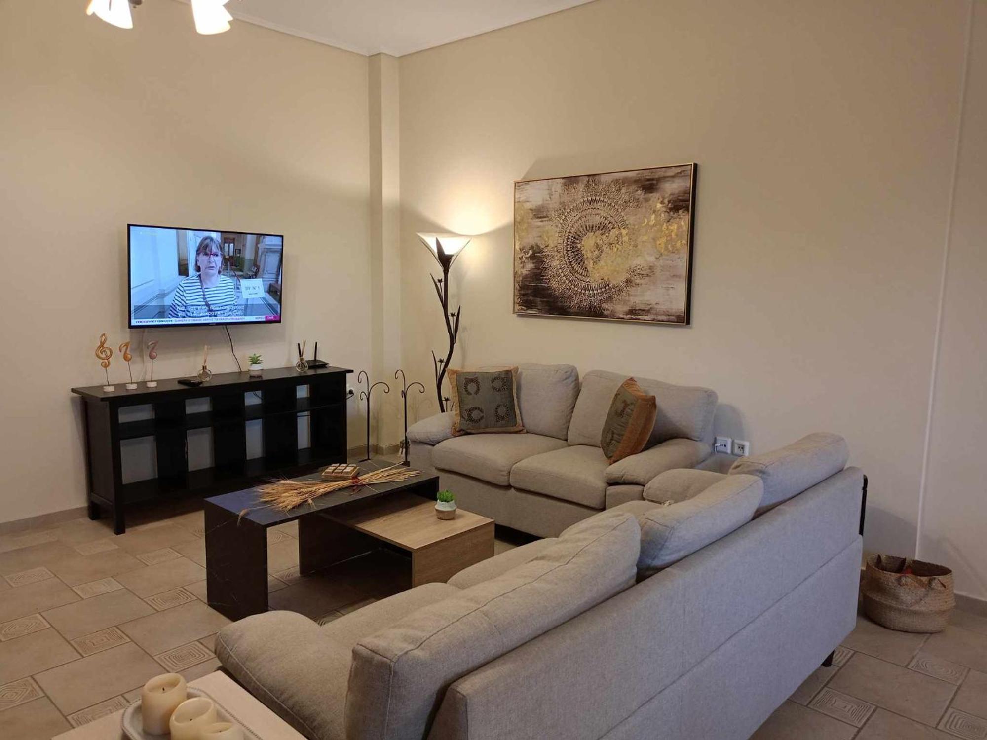 Comfortable Apartment In Kiato Екстер'єр фото
